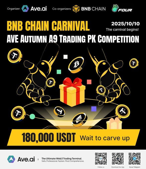 The BNB Chain X Ave AI On-Chain Carnival Is LIVE